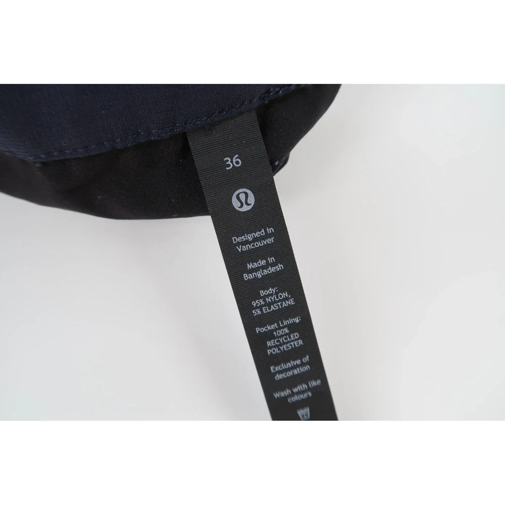 Lululemon Commission Golf Pants Mens 36 Navy Warpstreme Performance LM5AI8S